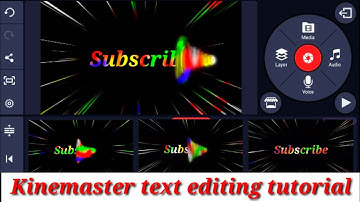 Kinemaster multi colour text editing tutorial | kinemaster tutorials