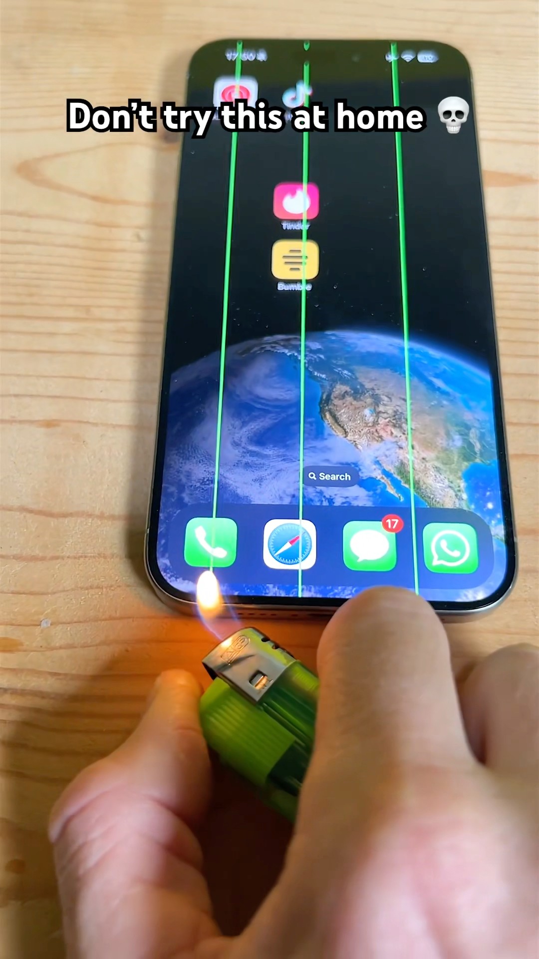 Don’t try this on your iPhone ??