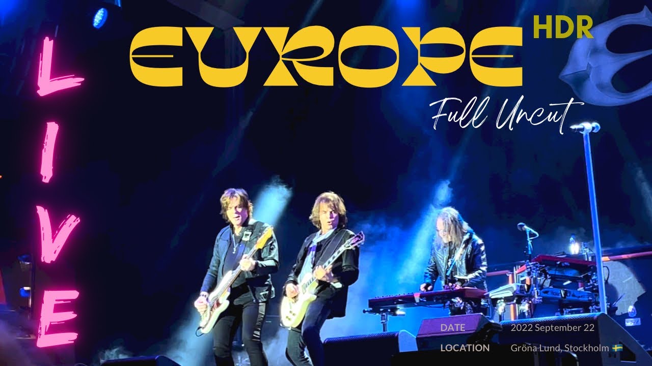 EUROPE | Full Live Uncut | HDR | Dolby Vision | @gronalundstivoli ...