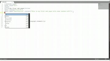 HTML tutorial #2: Understanding HTML5 shiv, meta tags, script tags and style tags.