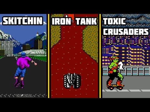 Видео: Skitchin, Iron Tank, Toxic Crusaders - Ретро Стрим Sega Dendy nes PS1 Ностальгия