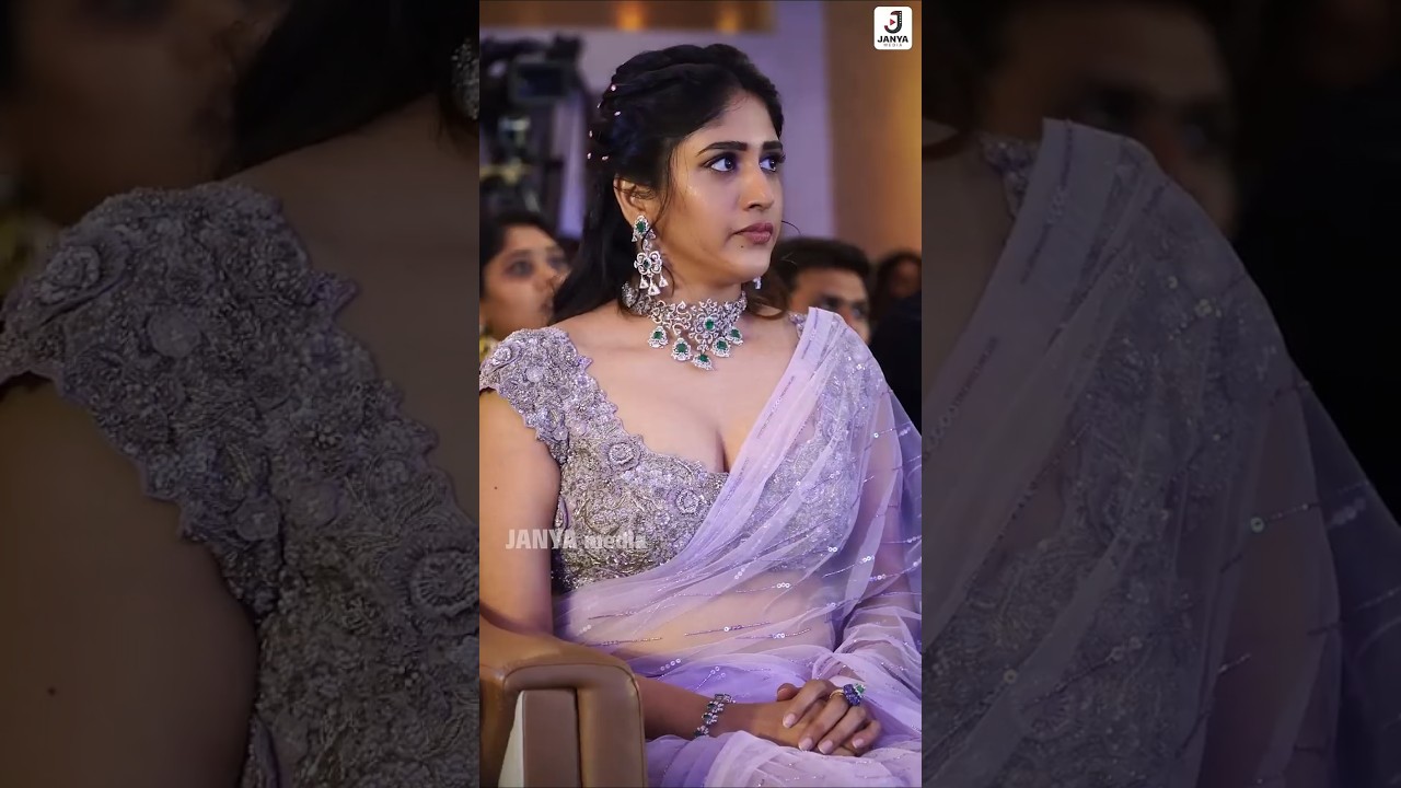 Chandini Chowdary❤️😘 At Santhana Prapthirasthu Pre-Release Event💥 