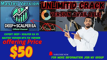 Expert Deep | Scalper EA V5 Master Version MT4 fix version