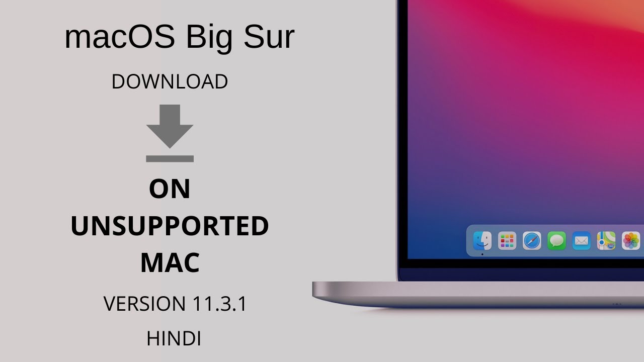 macos big sur for unsupported macs