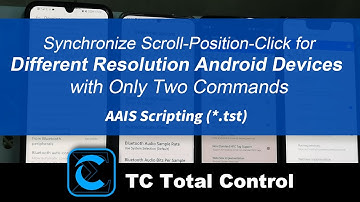 Synchronize Scroll-Position-Click for Different Resolution Android Devices with Only Two Commands