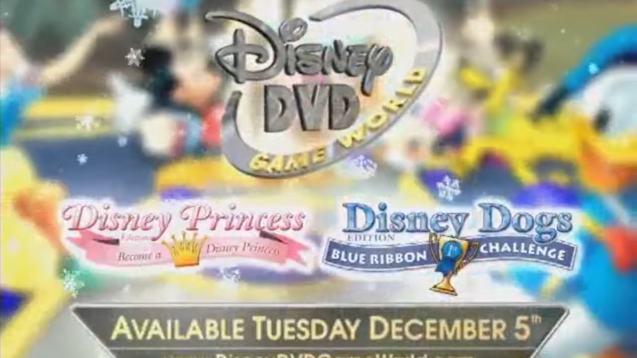 Disney DVD Game World (Christmas Special) Trailer (2006) YouTube