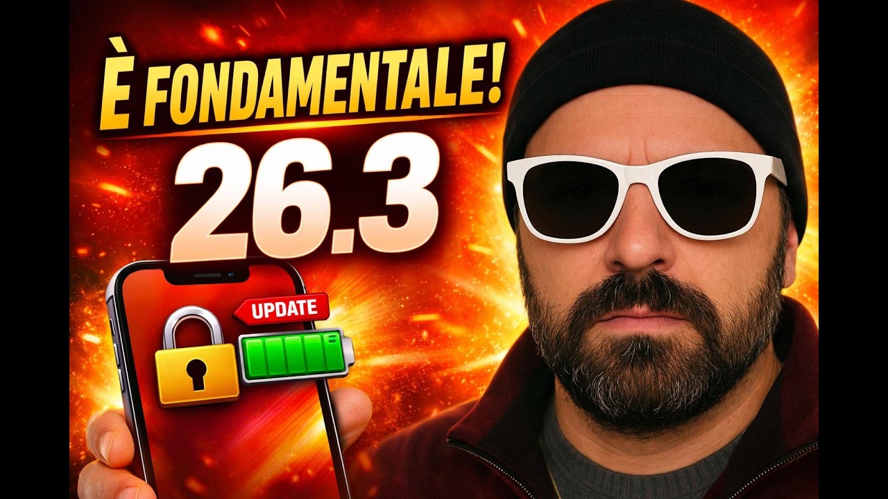 👉 🚨 iOS 26.3 È FONDAMENTALE! 5 Motivi per Aggiornare Subito il Tuo iPhone 📱🔥