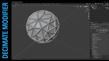 All you need to know about modifiers - Decimate Modifier(Blender 2.93)