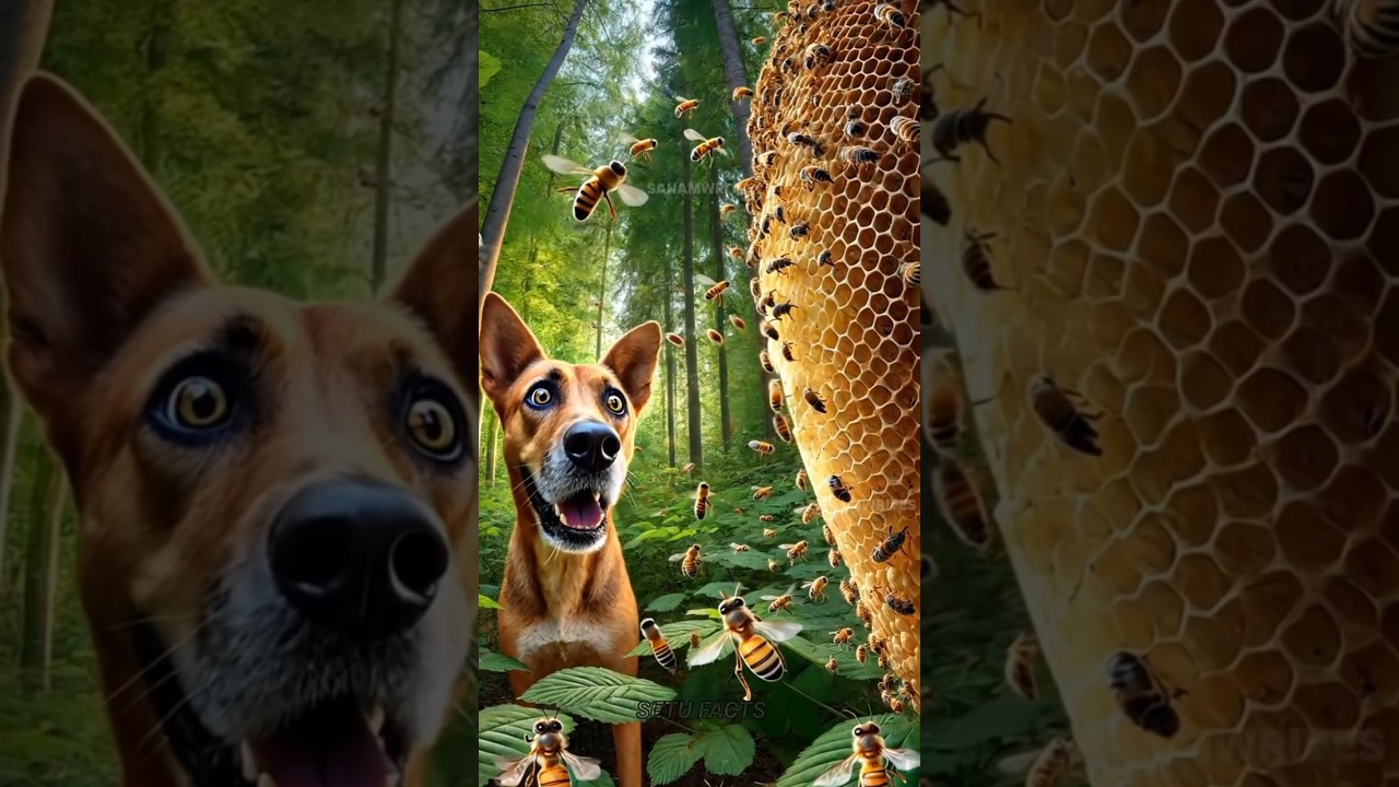"When Curiosity Meets the Hive! | Funny Dog vs Bees"