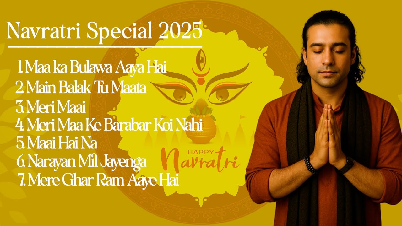Jubin Nautiyal Navratri Special 2025 | Maa Durga Bhajans & Devotional Songs | Jai Mata Di Playlist