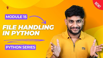 File handling   | Part 15 |  Python Series