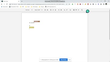 Google docs clone demo 2