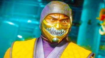 Mortal Kombat 11 PC - Scorpion Ronin Costume Performs Intro Dialogues Vs All Characters