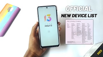 Official, Miui 13 + Android 12 New Device List | Miui 13 Rollout TimeLine & First,Second Third Batch
