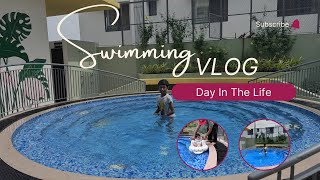 “Musab’s Swimming 💦 | So Cute 😍 | Family Rooftop Pool Day”