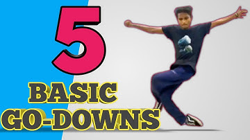 5 Basic BBoying Go-Downs || BBoying Tutorial || How to Do Go downs