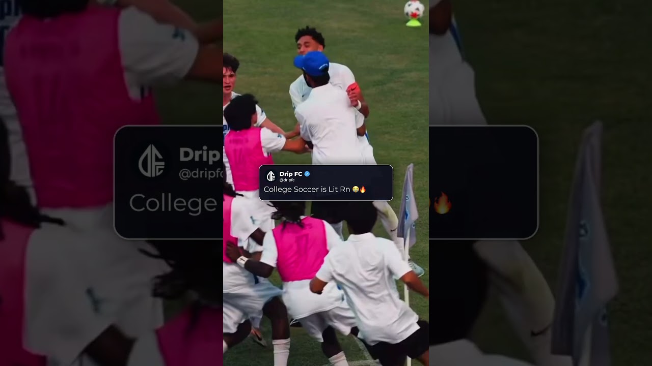 College soccer is too hype rn!! #collegesoccer #dripfc #college #youthsoccer