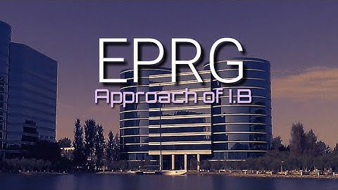 EPRG framework of I.B (Approach of International business) For NET/SET/ M.COM/ M.B.A/ B.COM