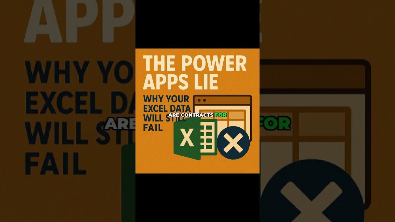 Fix THIS Power Apps Data Mistake Now! #shorts #PowerApps