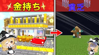 🌸魔理沙ちゃんは貧乏に転落したようです😭【マイクラ】【ゆっくり実況】