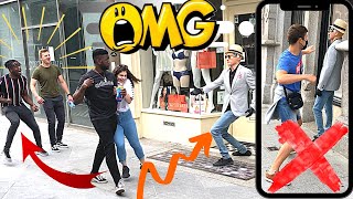 Grandpa Mannequin Prank & Gold Reactions, Dublin, Ireland 🇮🇪