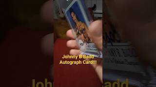 Johnny B Badd Autograph Card!!! (Marc Mero) #wcw #wwf #90s #legend
