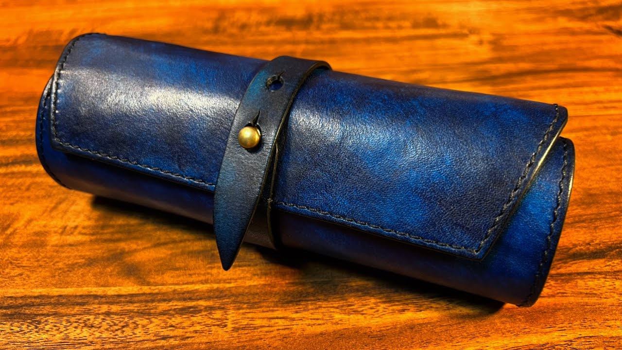 Making a Leather Pen Pouch / Case! - The Roosevelt 