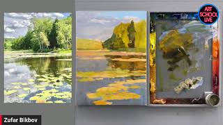 Free Art Lesson : How to Plan your Painting and Paint your Plan with Zufar Bikbov