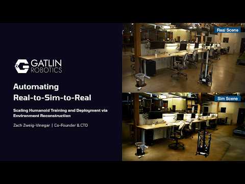 Scaling Humanoid Sim-to-Real via Automated Environment Reconstruction | Zach Vinegar @ Automate 2026