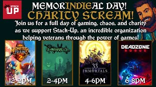 Charity Stream! ✨ | MemorINDIEal Day for Stack Up! 🎮 | Back-to-Back Indies! | !charity !stackup