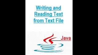 Writing-and-Reading Text from File - JAVA, #programming , #javaprogramming