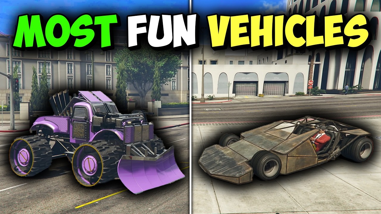 Top 12 Most Fun Vehicles in GTA Online