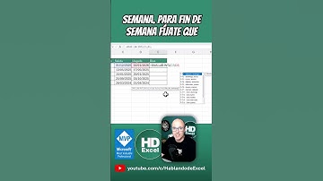📆 CALCULAR DÍAS ENTRE DOS FECHAS SIN FIN DE SEMANA en EXCEL (Fácil y rápido)