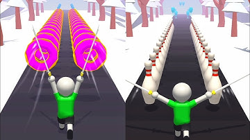 Twin Blade Slicer Game! Satisfying and Relaxing ASMR Slicing Video