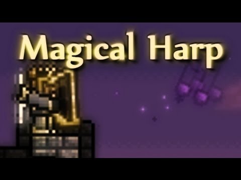 Terraria - Magical Harp, how to craft and use