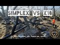 Simplex vs X10  frente a frente por la Supremacía...  Detectando en pueblo antiguo