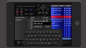 How to use playlists in the iPad MultiTrack Player