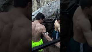 They Turned a Waterfall Into a Workout 💪 (Cred: Insta - @miras.legion, @official13legion)