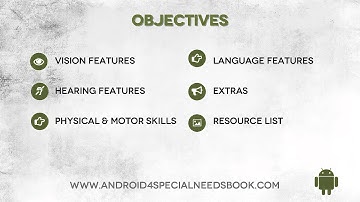 Objectives - Lesson 2 - Android Accessibility Features Course