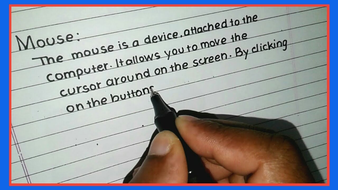 #radhusing|Goodhandwriting On Mouse.|#handwriting - YouTube