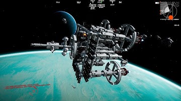 Osiris new dawn taking my space station to Zer