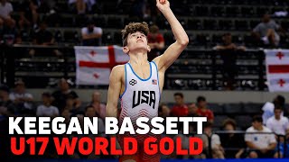 Keegan Bassett With A Fall In The Finals To Become A U17 World Champion!