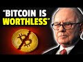 Warren buffett why you should never invest in bitcoin unbelievable