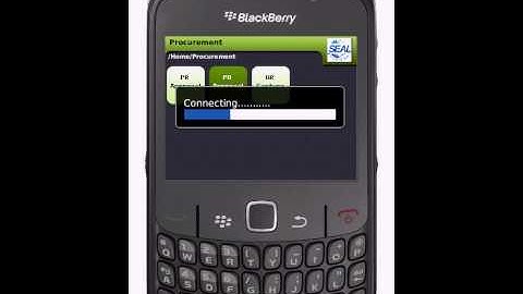 SEAL Micro-Apps: PO Approval via Blackberry