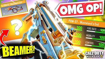 BEST "O RECOIL" PDW-57 Gunsmith Attachments! its BEAMING in Season 3 COD Mobile (BEST LOADOUT)