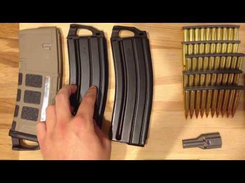 How To Use .223/5.56 Stripper Clips (skip to 6:00 for demonstration)