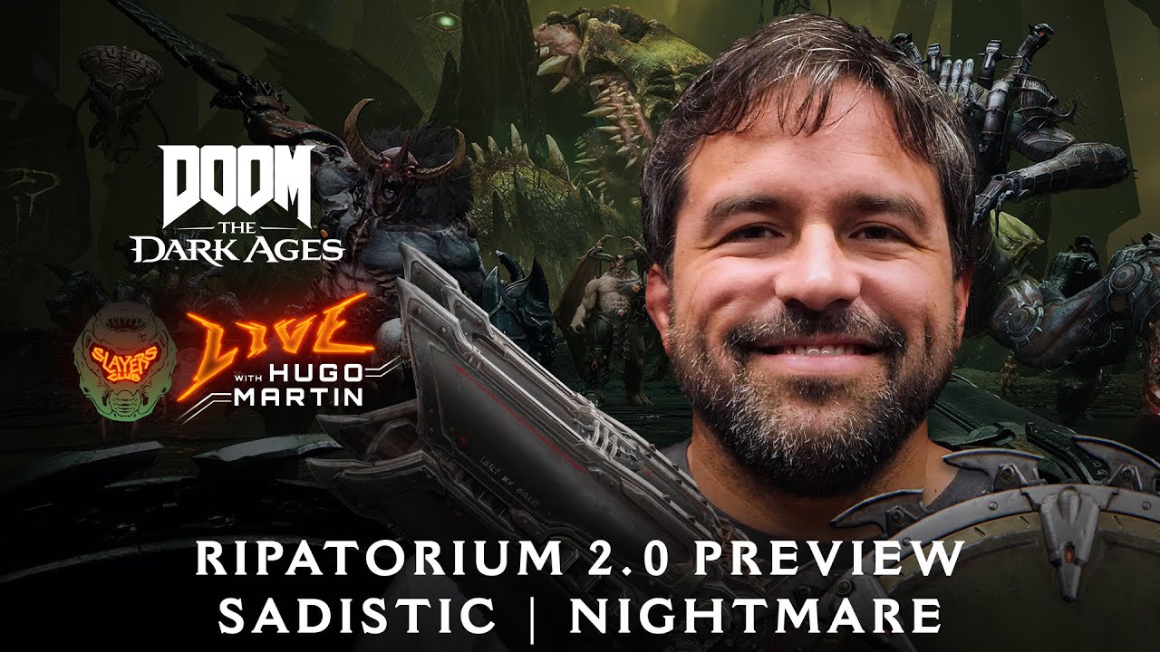 Slayers Club Live | DOOM: The Dark Ages | w/ Hugo Martin - Ch. 18 Ripatorium 2.0 on Sadistic!