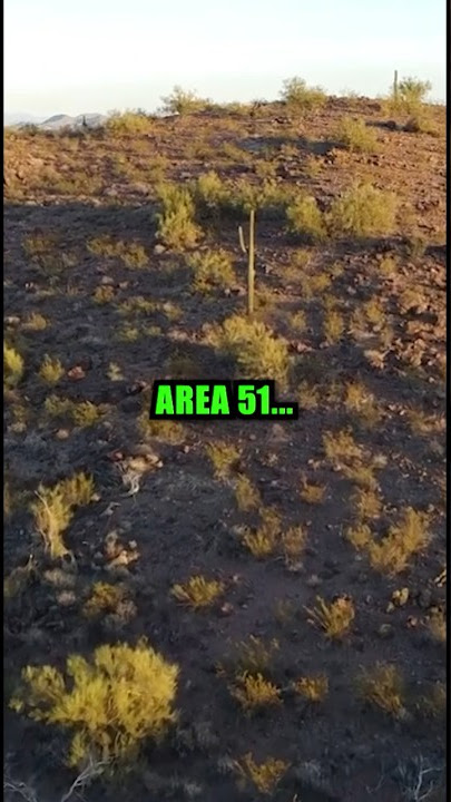 Man crashes drone in Area 51 #shorts