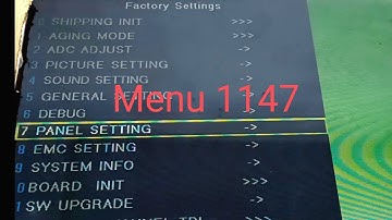 T.V56.03 service menu code...