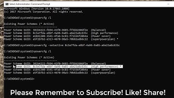 How to Delete a Power Plan in Windows 10 (Tutorial)